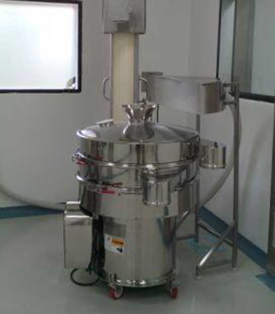 vibro sifter Installed at pharma company